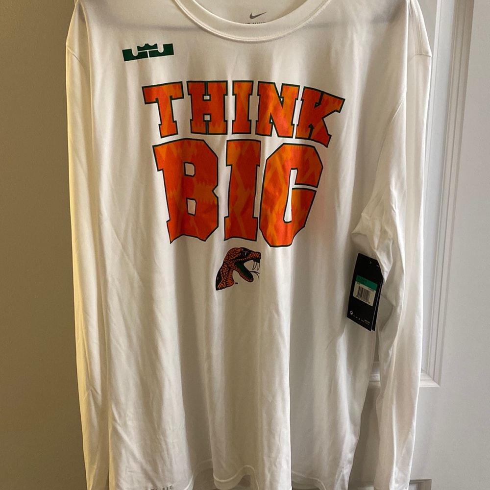 NWT FAMU Nike LeBron James long sleeve tee